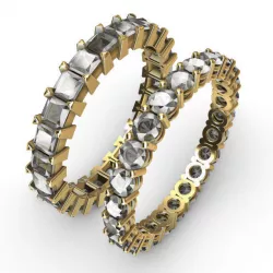 Eternity Band for Diamonds or Cubic Zirconia 3D print model