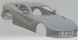 Ferrari F12 Berlinetta Printable Body Car 3D print model