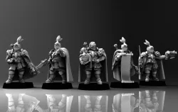 Feudal Guard Male Higher Officers 3D print model