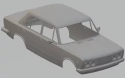 Fiat 125 Printable Body Car 3D print model