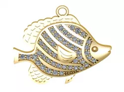 fish jewelry 3D print model