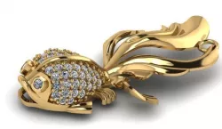 fish jewelry 3D print model