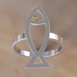 Fish ring 3D print model