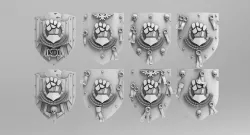 Fist Storm Shields 3D print model