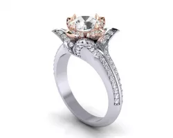 Flower Ring  3D print model