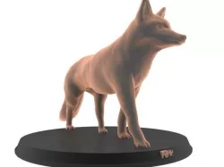 Fox Printable 3D print model