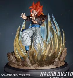 Gogeta ss4 3d print 3D print model