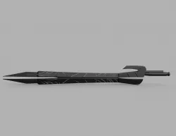 Guardians Of The Galaxy Gamora Godslayer sword STL File 3D print model