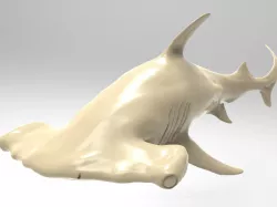 Hammer Shark Printable 3D print model