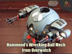 Hammond Wrecking Ball Mech from Overwatch 3D print model