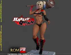 Harley Quinn Sexy 3D Printable Action Figure 3D print model