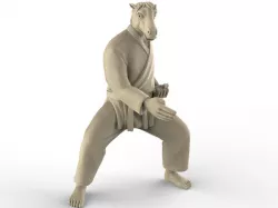 Horse Chop 3D print model