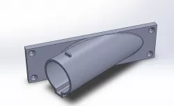 J1772 Plug-In Hybrid Car Charger Wall Mount 3D print model