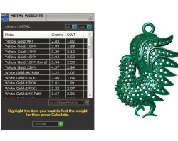 jewelry chicken 3D print model
