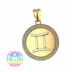 jewelry diamond diamonds  pendants zodiac 3D print model