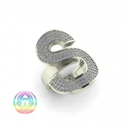 jewelry diamond diamonds stone ring 3D print model