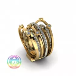 jewelry diamond diamonds stone ring 3D print model