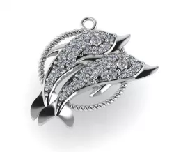 jewelry dolphin  3D print model