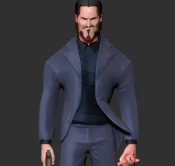 John Wick 3D print model