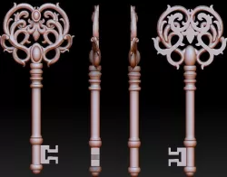 Key pendant 3D print model
