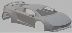 Lamborghini Gallardo LP560 Printable Body Car 3D print model