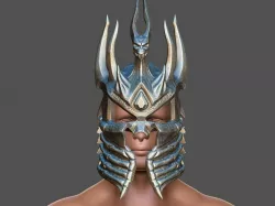 Lich king helmet Fan Art - 3d print -3D print model 3D print model