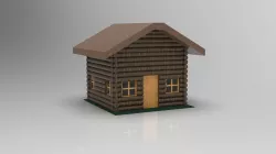 Log Cabin 3D print model