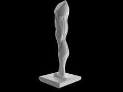 Man Leg Anatomy - 3D Print Model 3D print model