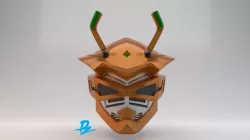 Mask Kamen Rider Scissors 3D print model