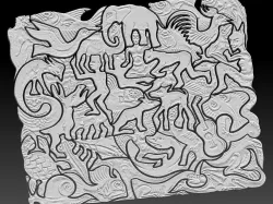 MC Escher Puzzle 3D print model