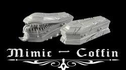 Mimic coffin 3D print model