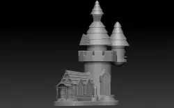 Mini Castle for your Office table and Home 3D print model
