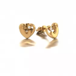 Monkey heart  earrings 3D print model