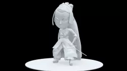 Ninja Girl 3D print model