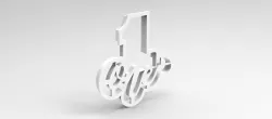numbers cookie cutter 1 3D print model