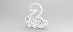 numbers cookie cutter 2 3D print model