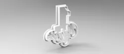 numbers cookie cutters 3D print model