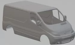 Opel Monavo Printable Body Van 3D print model