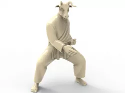 Ox Chop 3D print model