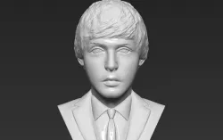 Paul McCartney bust 3D printing ready stl obj formats 3D print model