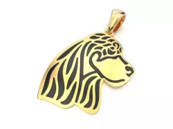 Pendant dog under blackening or enamel 3D print model