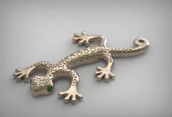 Pendant gecko 3d print model 3D print model