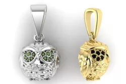 pendant owl 3D print model