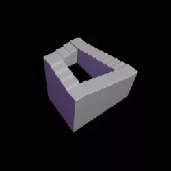 Penrose infinite stairs 3D print model
