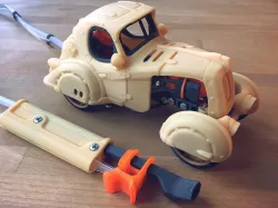 Pneumatic Toy Car With Body Kits 3D print model