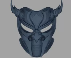 Princess Kitana mask from Mortal Kombat 11 3D print model