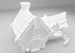 printable cartoon house 3D print model