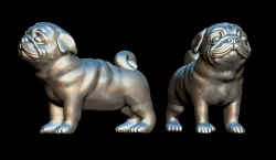 Pug dog 3D print model