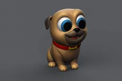 Puppy Pug 3D print model