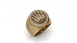 Rolex men ring men jewelry design 3D print model